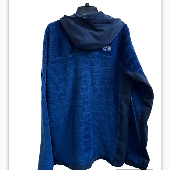 The North Face Men Summit Series Blue Fuzzy Fleece Full Zip Jacket - Size XL - Picture 3 of 12
